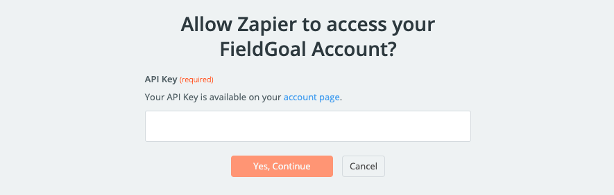 Authorize Zapier
