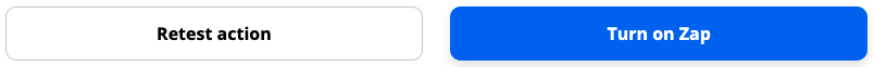 Zapier Turn On